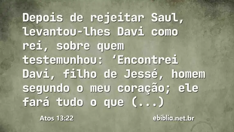 Atos 13:22