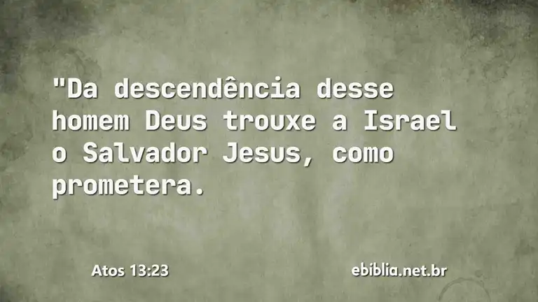 Atos 13:23