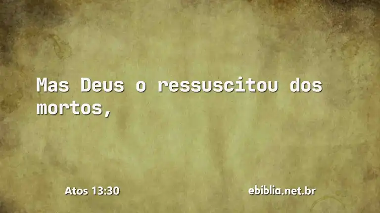 Atos 13:30