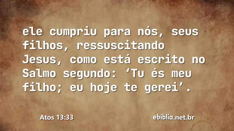 Atos 13:33