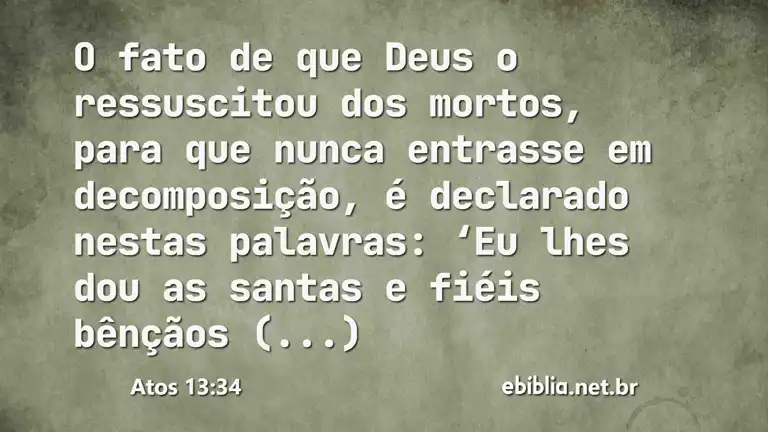 Atos 13:34