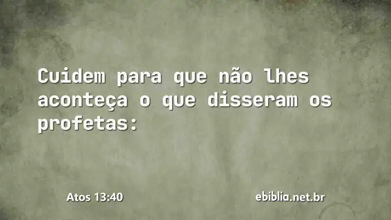 Atos 13:40