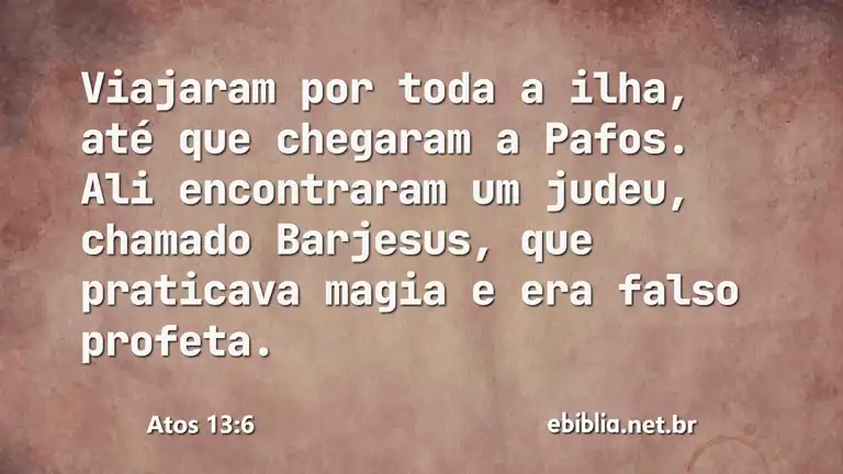 Atos 13:6