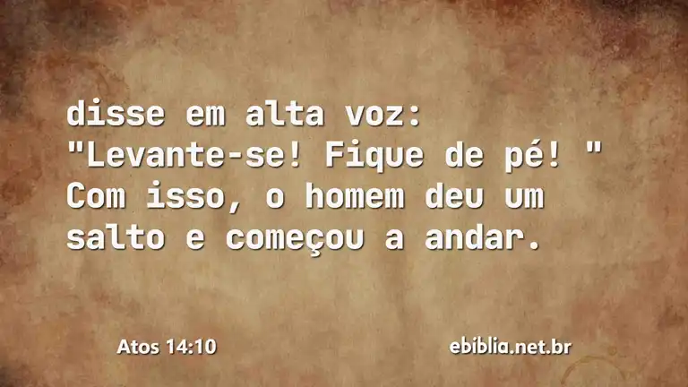 Atos 14:10