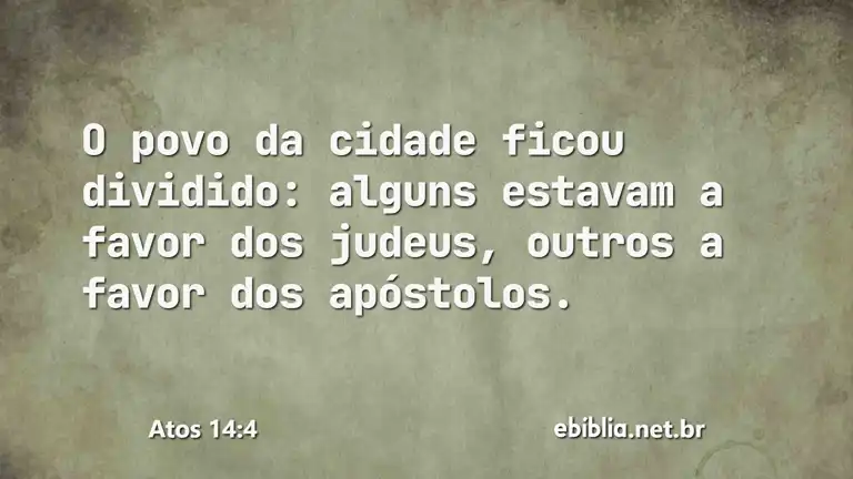 Atos 14:4