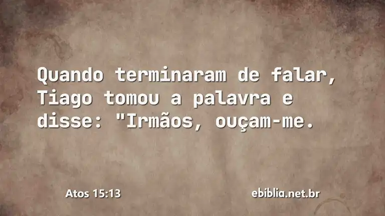 Atos 15:13