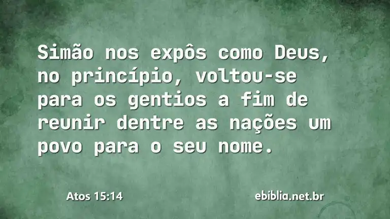 Atos 15:14