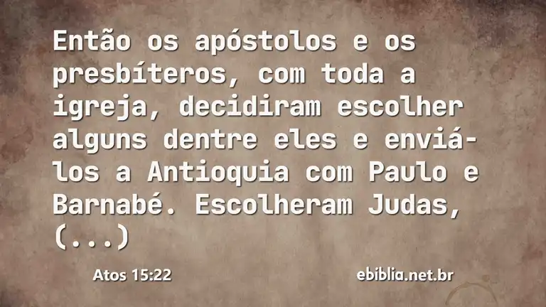 Atos 15:22