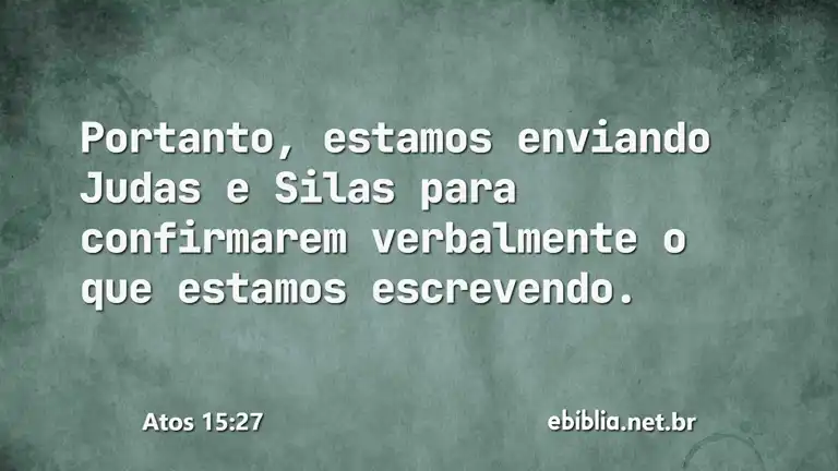 Atos 15:27