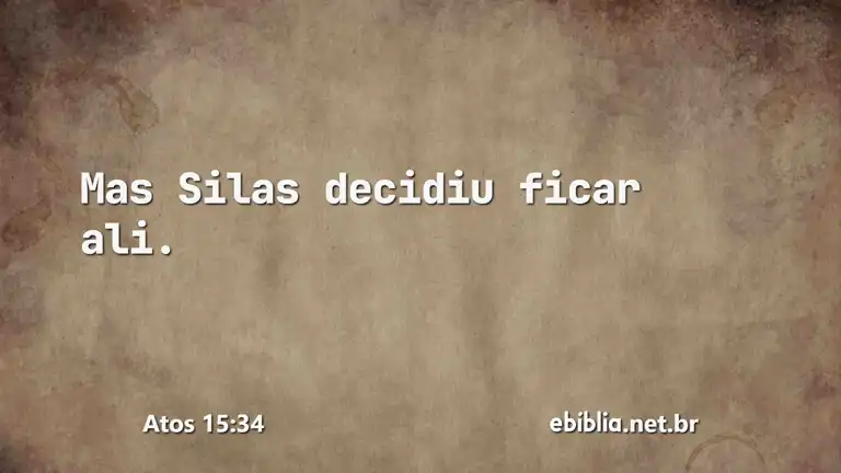 Atos 15:34