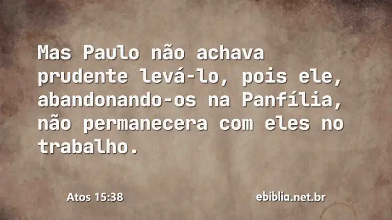 Atos 15:38