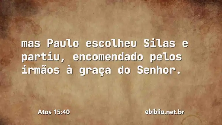 Atos 15:40