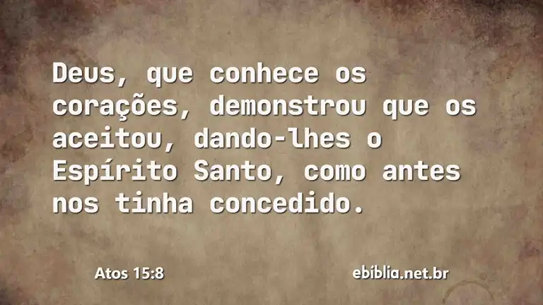 Atos 15:8