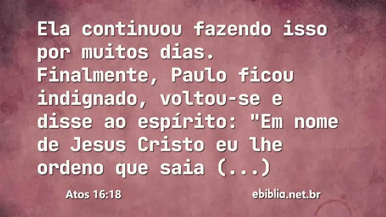 Atos 16:18