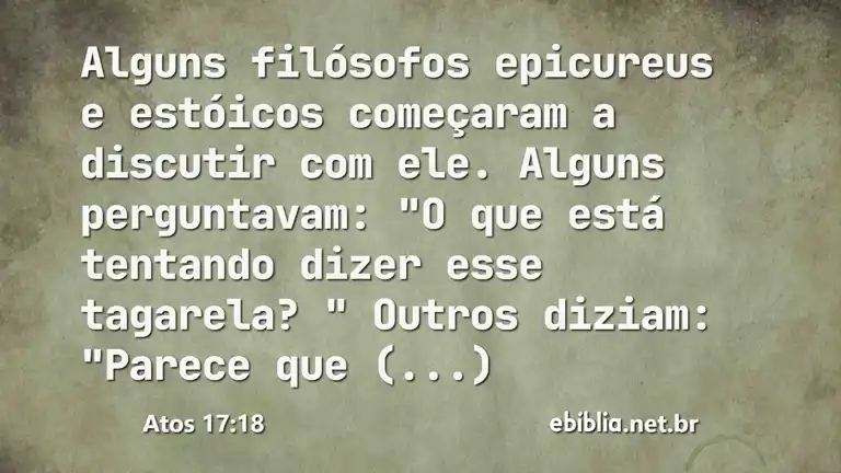 Atos 17:18