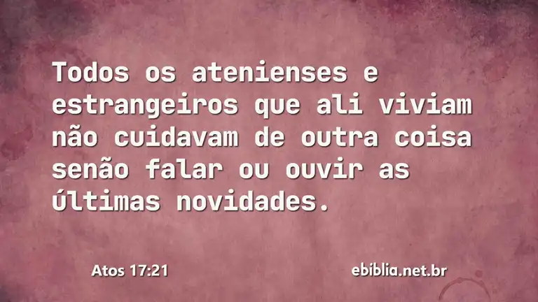 Atos 17:21