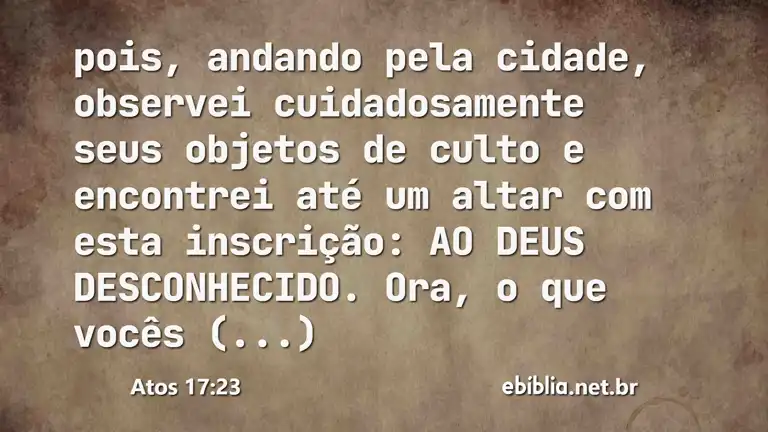 Atos 17:23