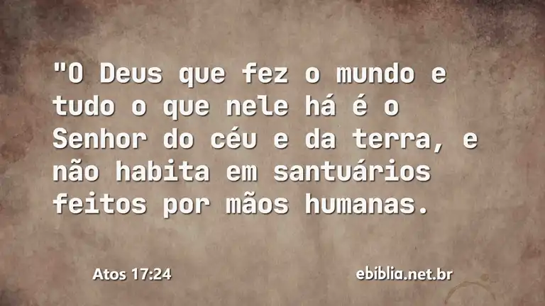 Atos 17:24