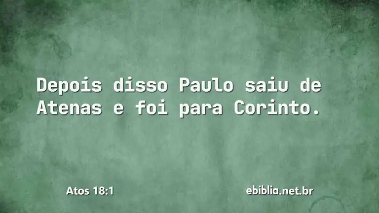 Atos 18:1