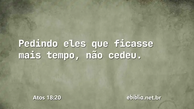 Atos 18:20