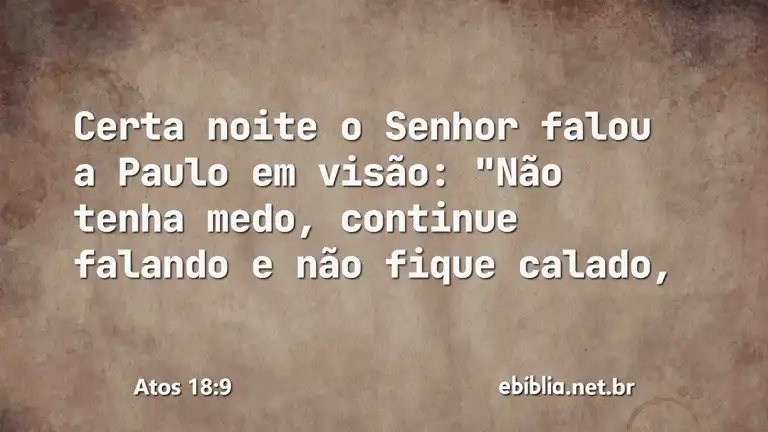 Atos 18:9