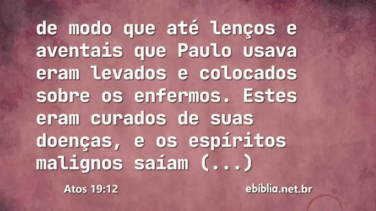 Atos 19:12