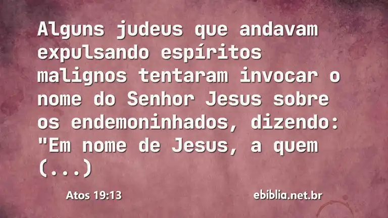 Atos 19:13