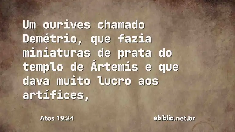 Atos 19:24