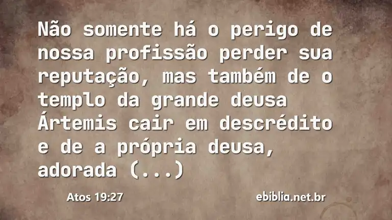 Atos 19:27