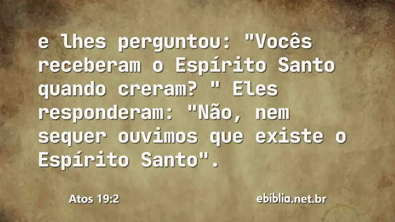 Atos 19:2