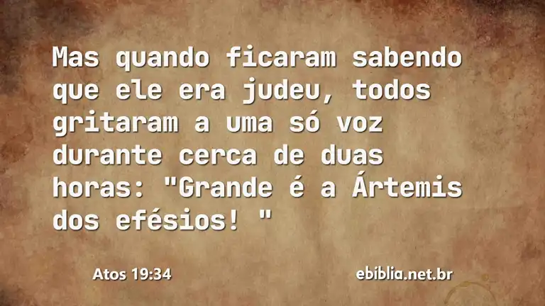 Atos 19:34