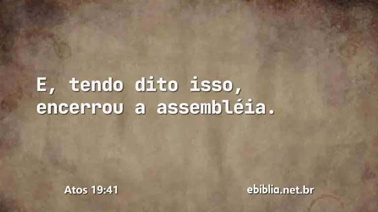 Atos 19:41