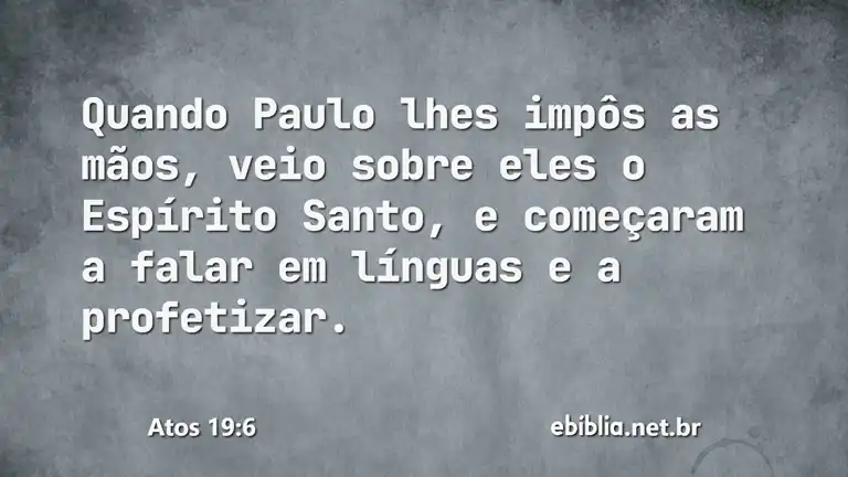 Atos 19:6