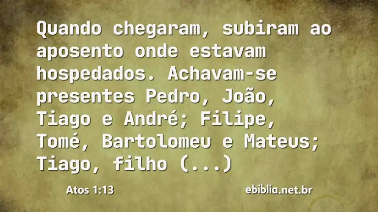 Atos 1:13