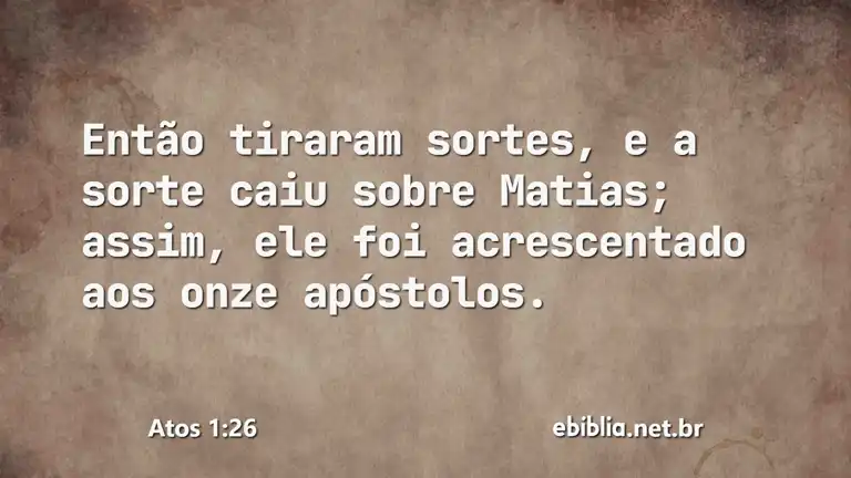 Atos 1:26