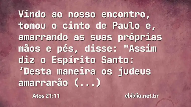 Atos 21:11