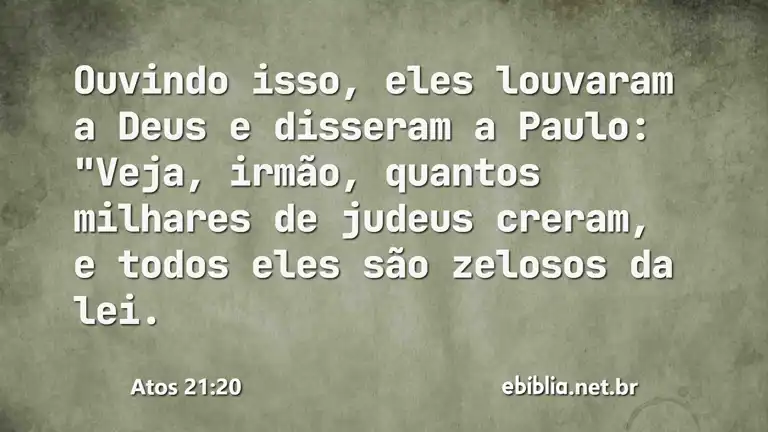 Atos 21:20