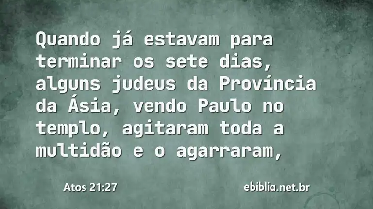 Atos 21:27