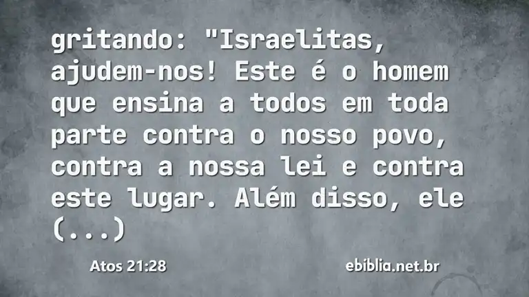 Atos 21:28