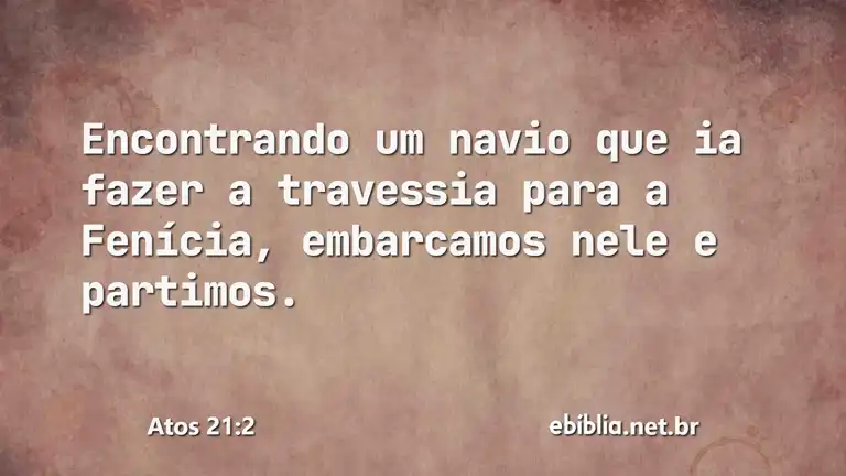 Atos 21:2