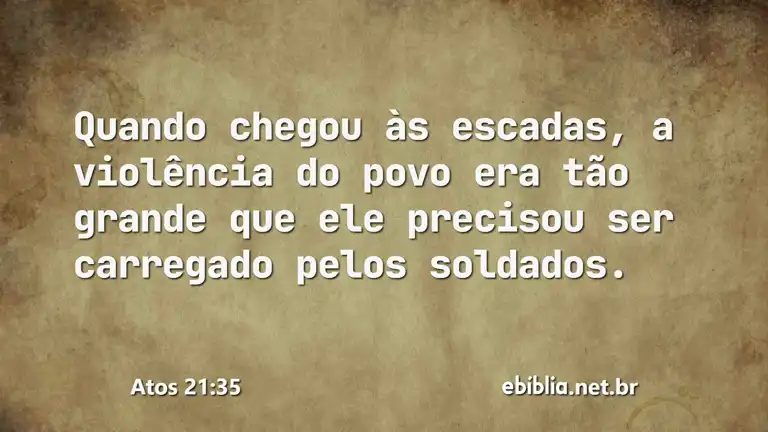 Atos 21:35