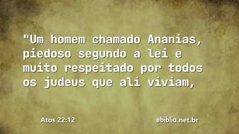 Atos 22:12