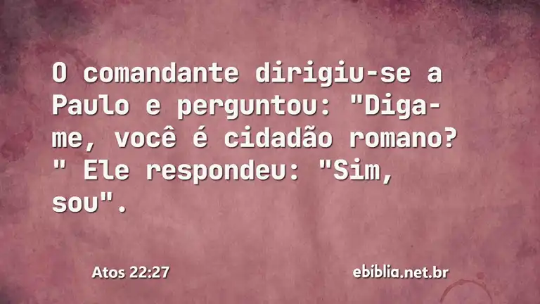 Atos 22:27