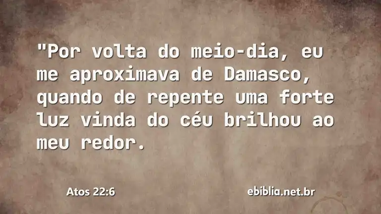 Atos 22:6