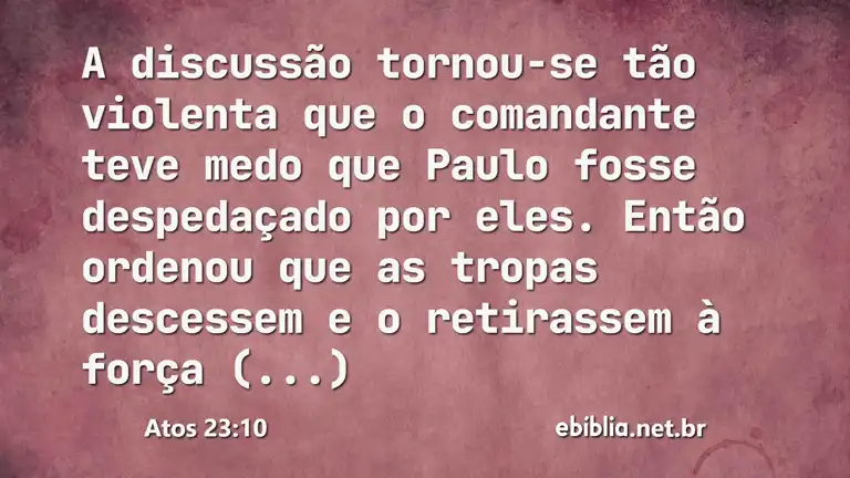 Atos 23:10