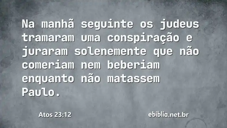 Atos 23:12