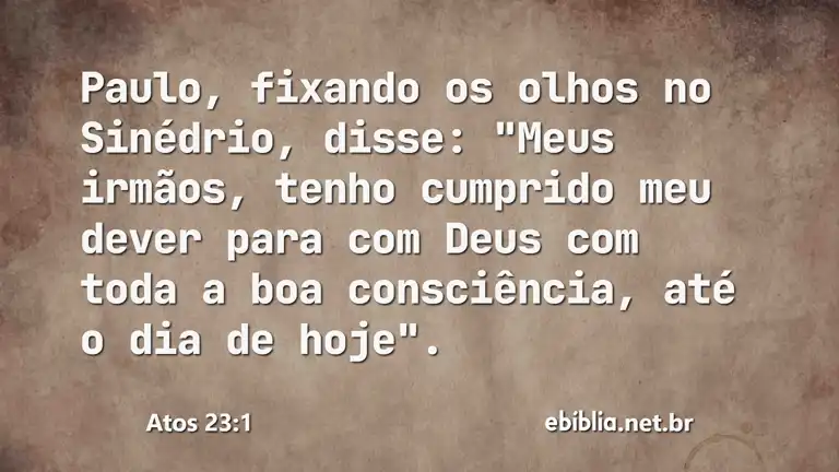 Atos 23:1