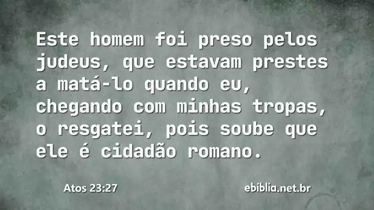 Atos 23:27