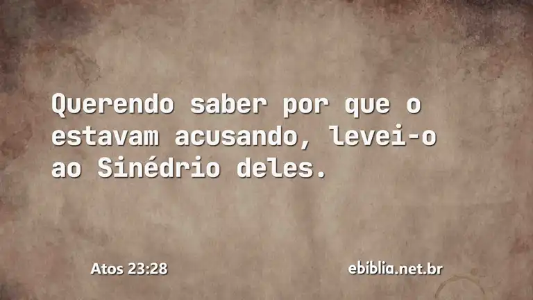 Atos 23:28