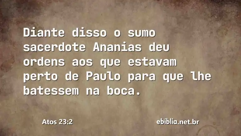 Atos 23:2